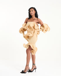 golden dress