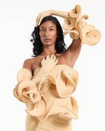 golden dress