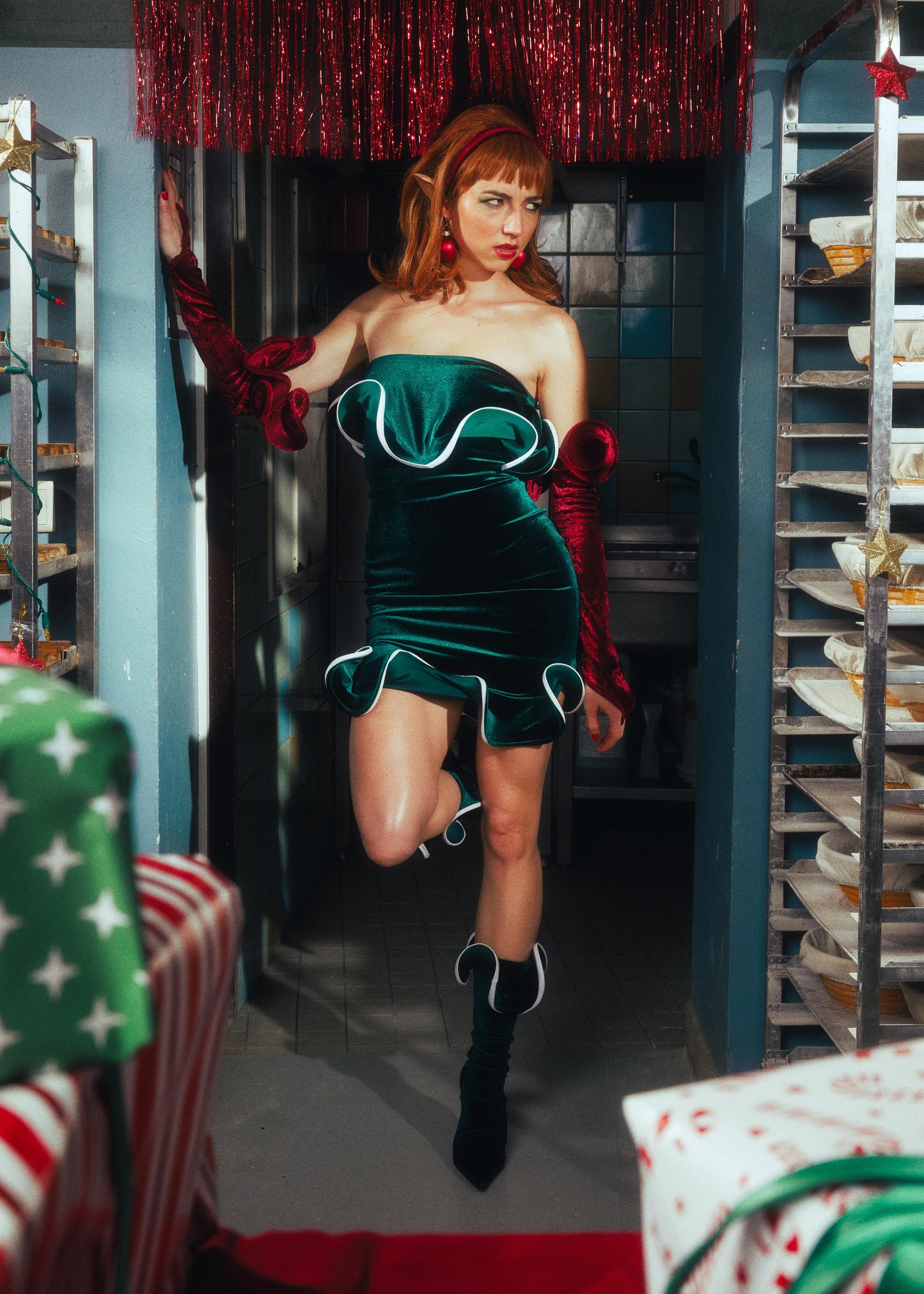 Xmas tube dress
